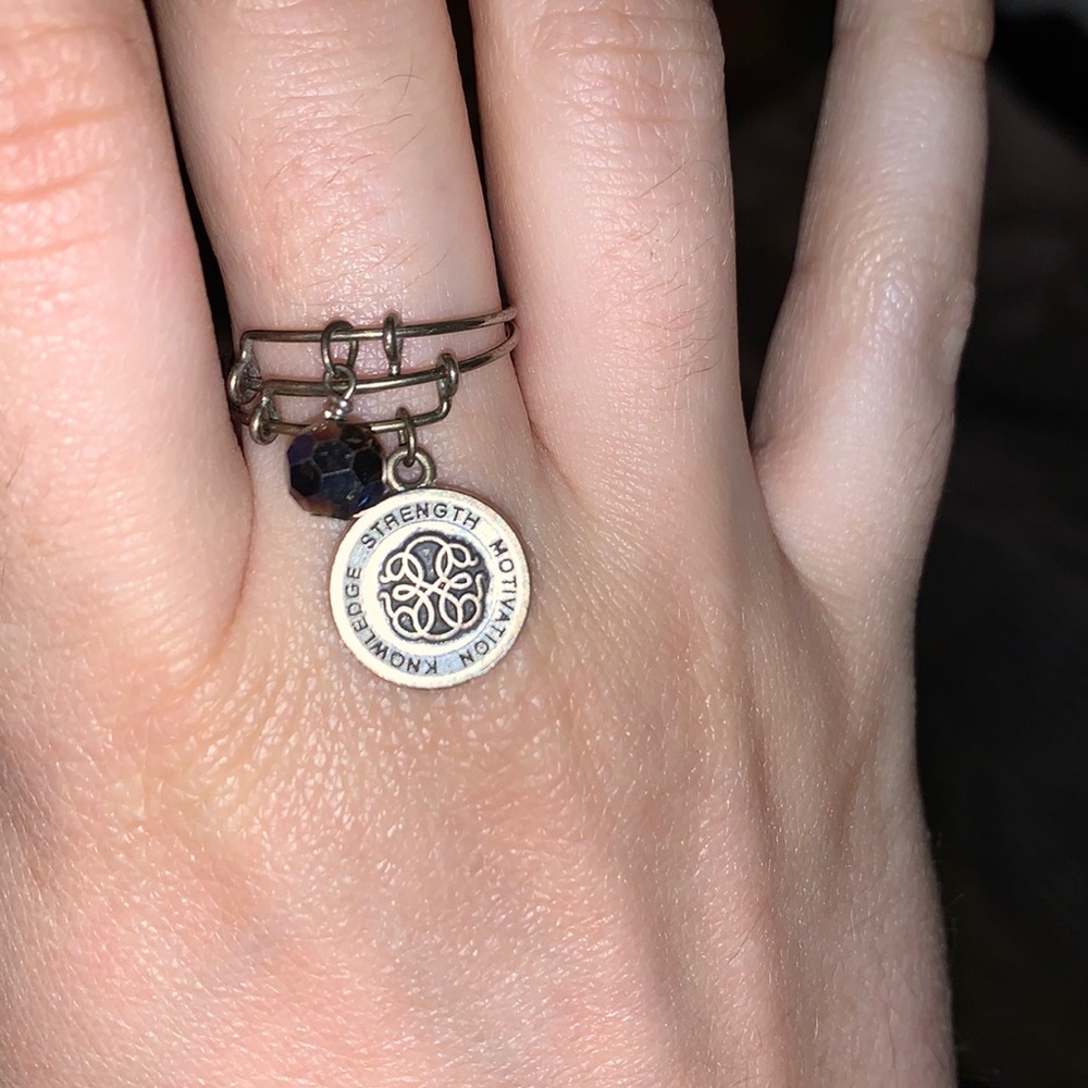 Set Of Two Stackable Alex And Ani Rings. - image 1